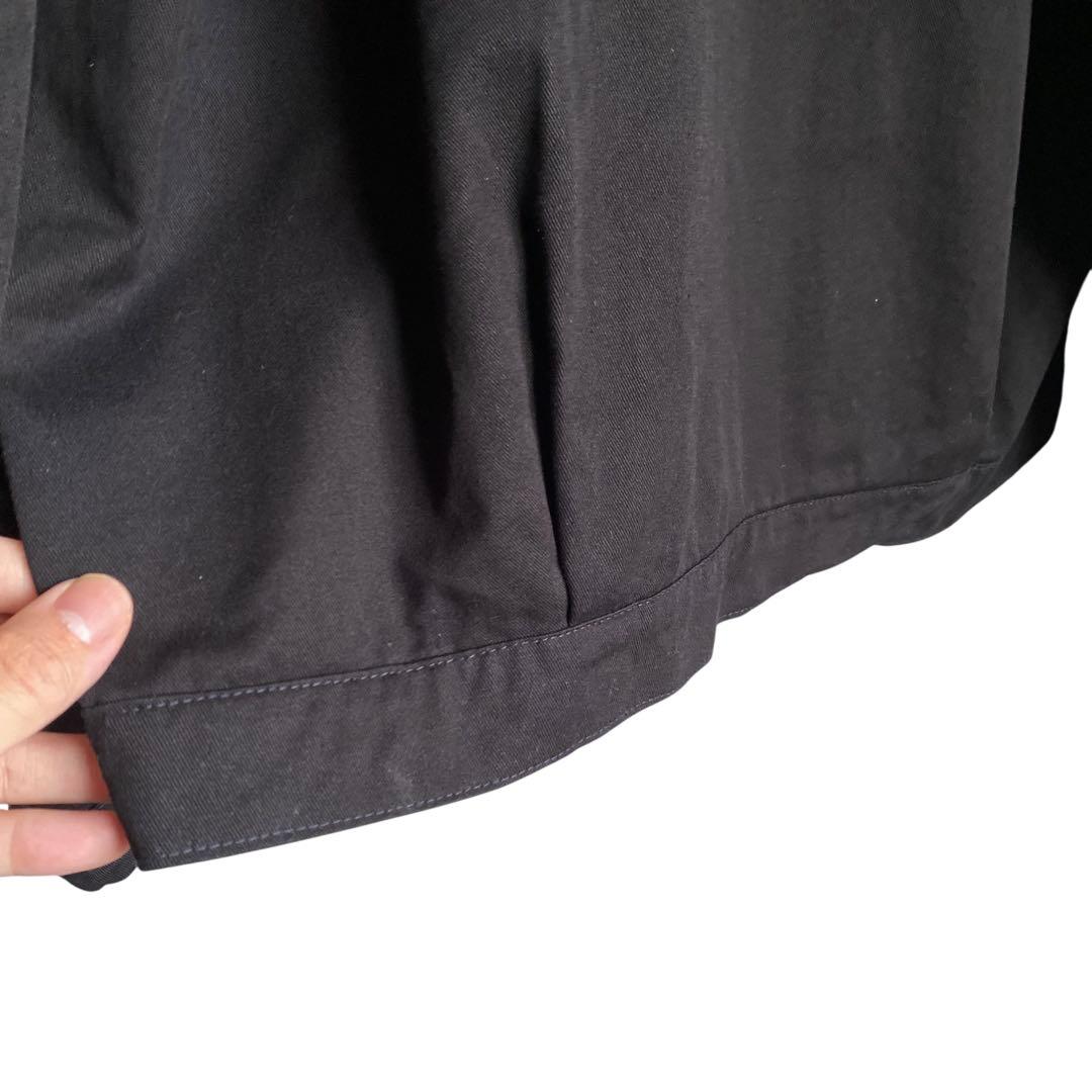 70s80s Euro vintage ブラック コットンツイルワークジャケット