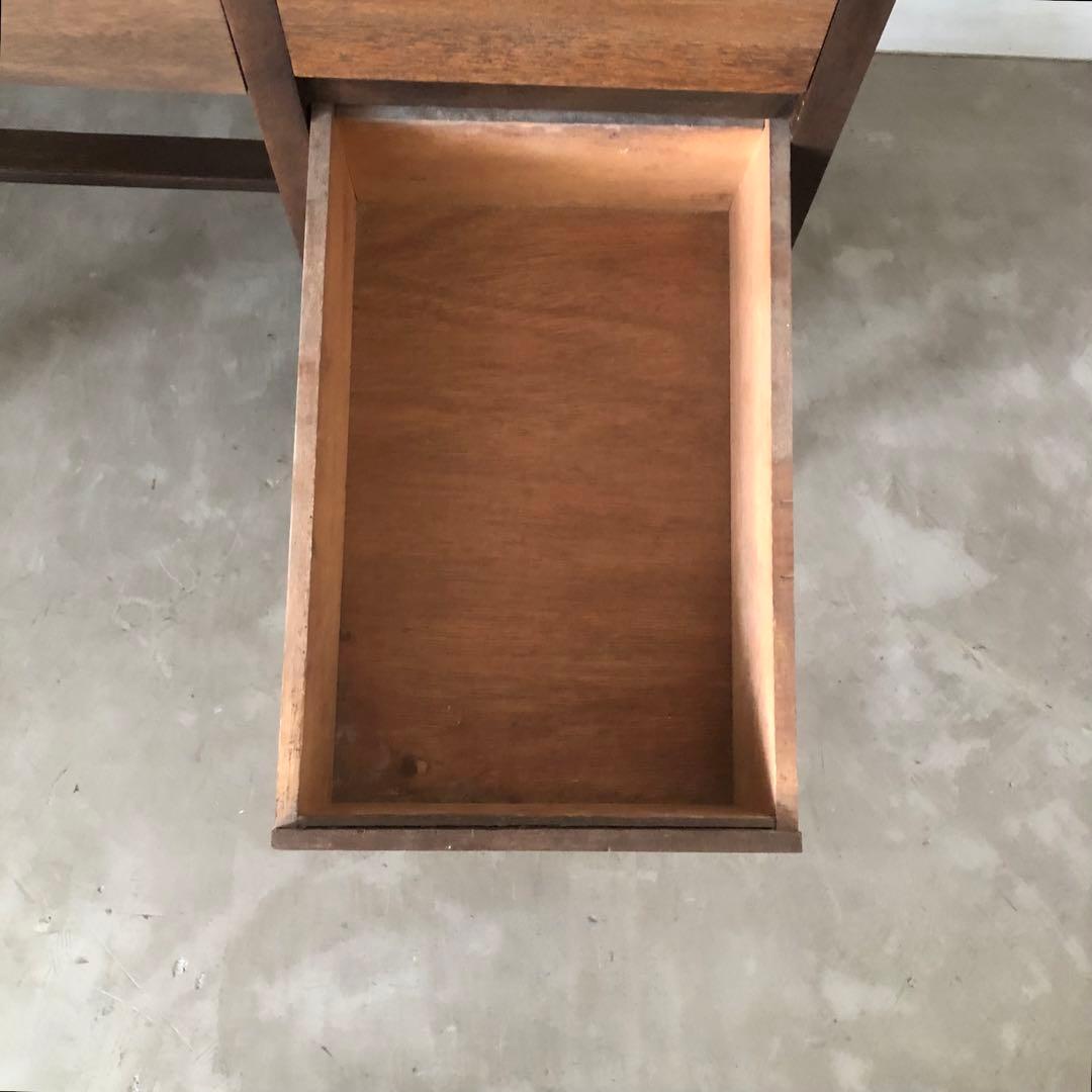 昭和　レトロ　アンティーク　ヴィンテージ　古家具　古道具　古民家　片袖机　勉強机