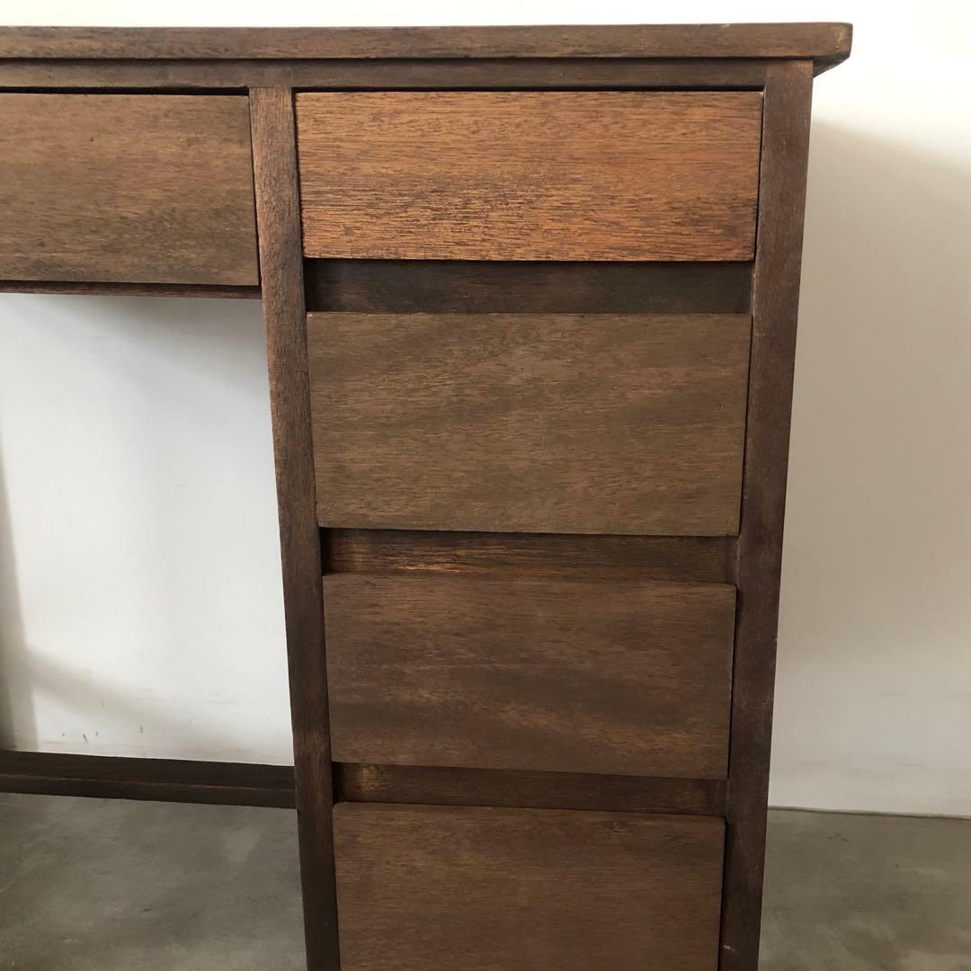 昭和　レトロ　アンティーク　ヴィンテージ　古家具　古道具　古民家　片袖机　勉強机