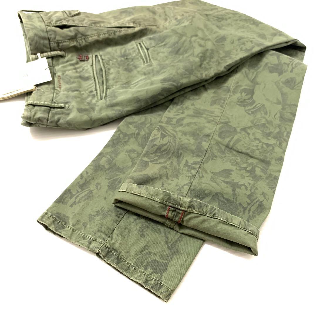 新品未使用incotex 31 ルーマニア製 定価35,000程 ボタニカル柄