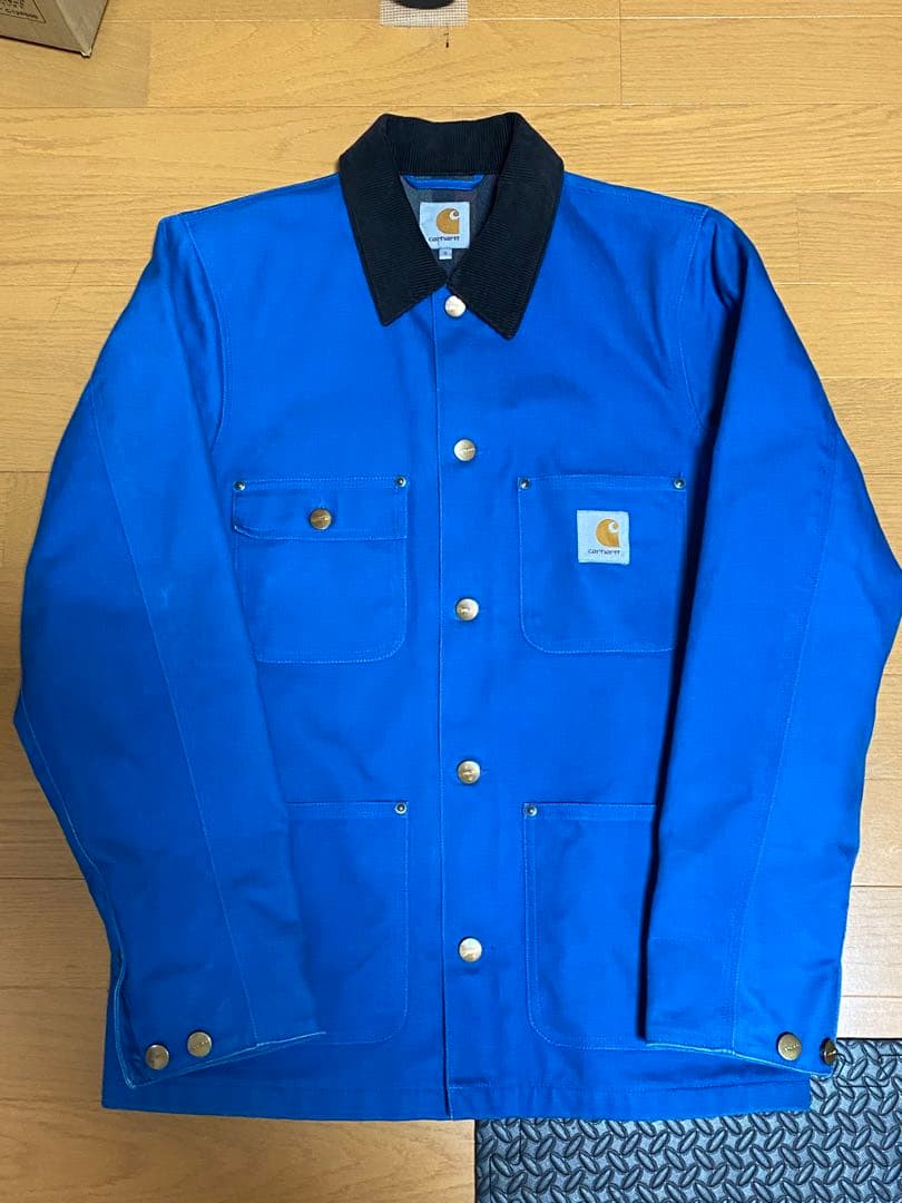 カーハート carhartt ミシガン　チョアコート　WIP　　レア　ブルーS
