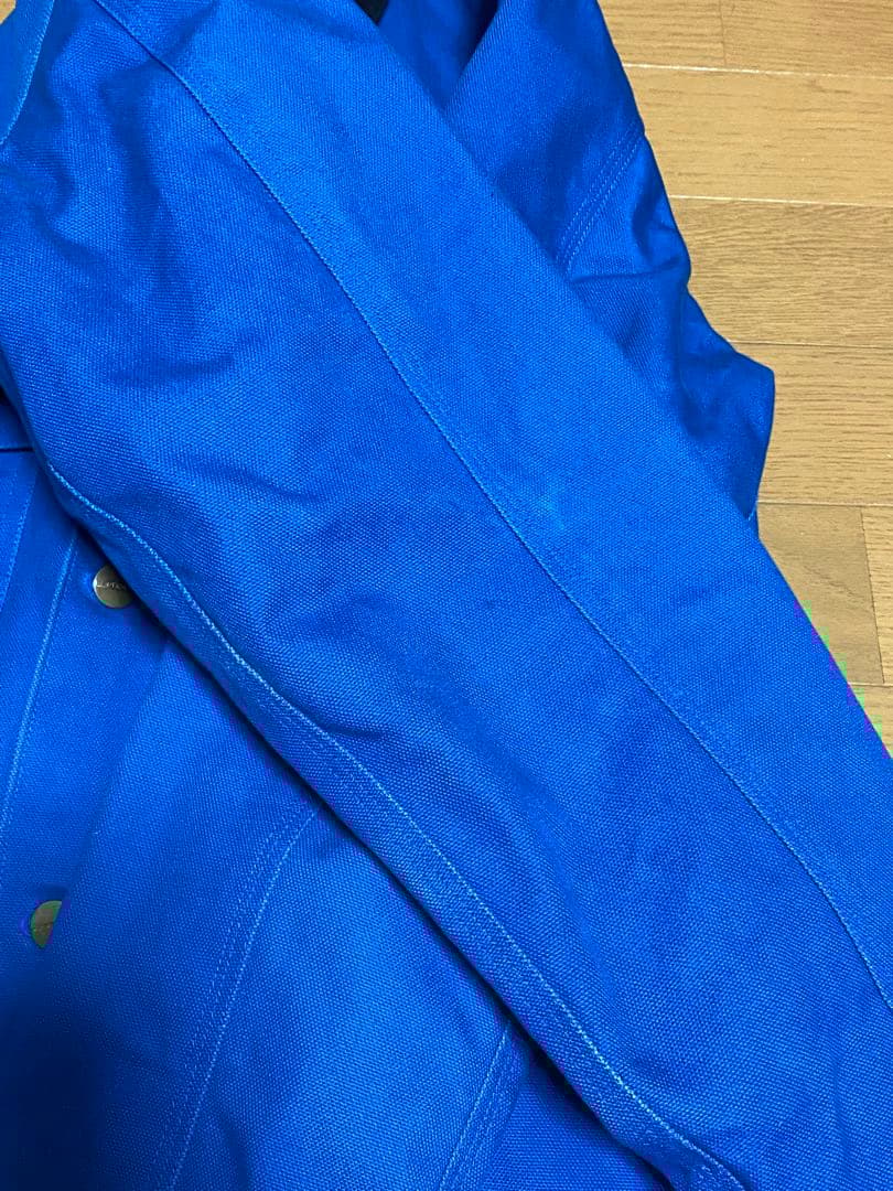 カーハート carhartt ミシガン　チョアコート　WIP　　レア　ブルーS