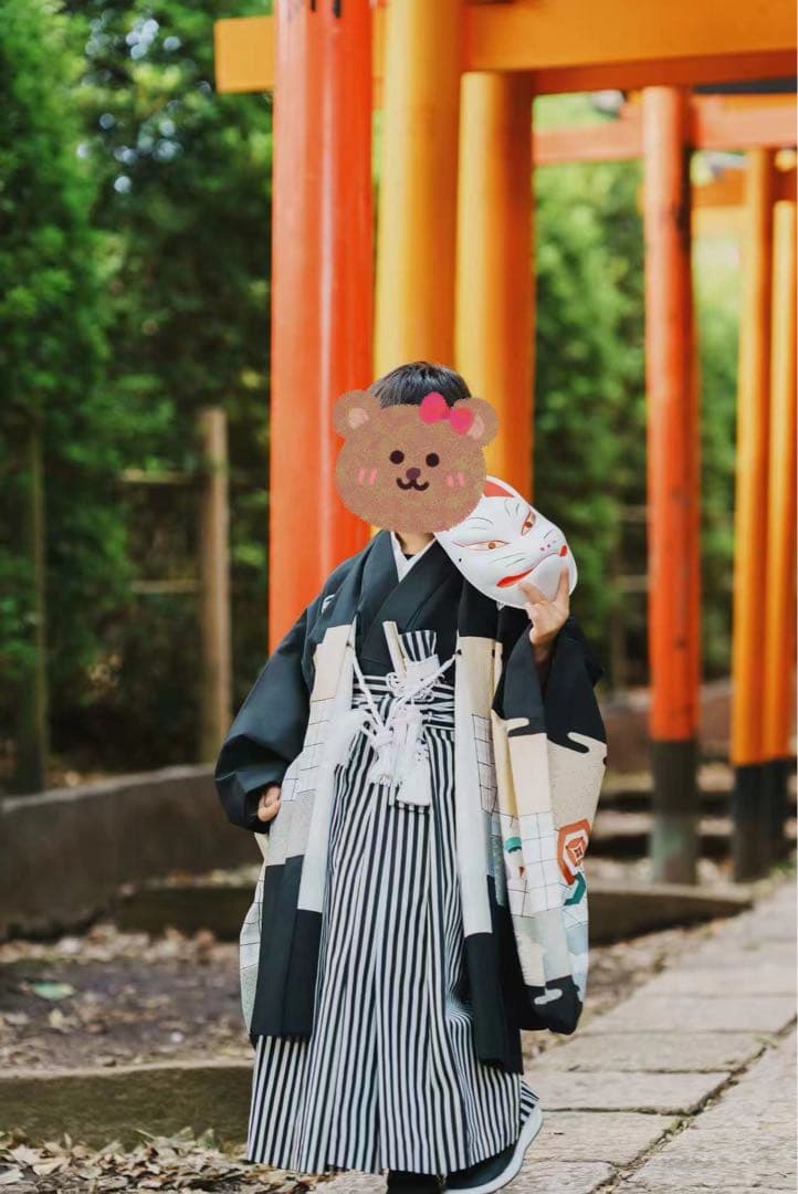 お値下げ！七五三　5歳男児　鷹　宝船　身長110cm前後