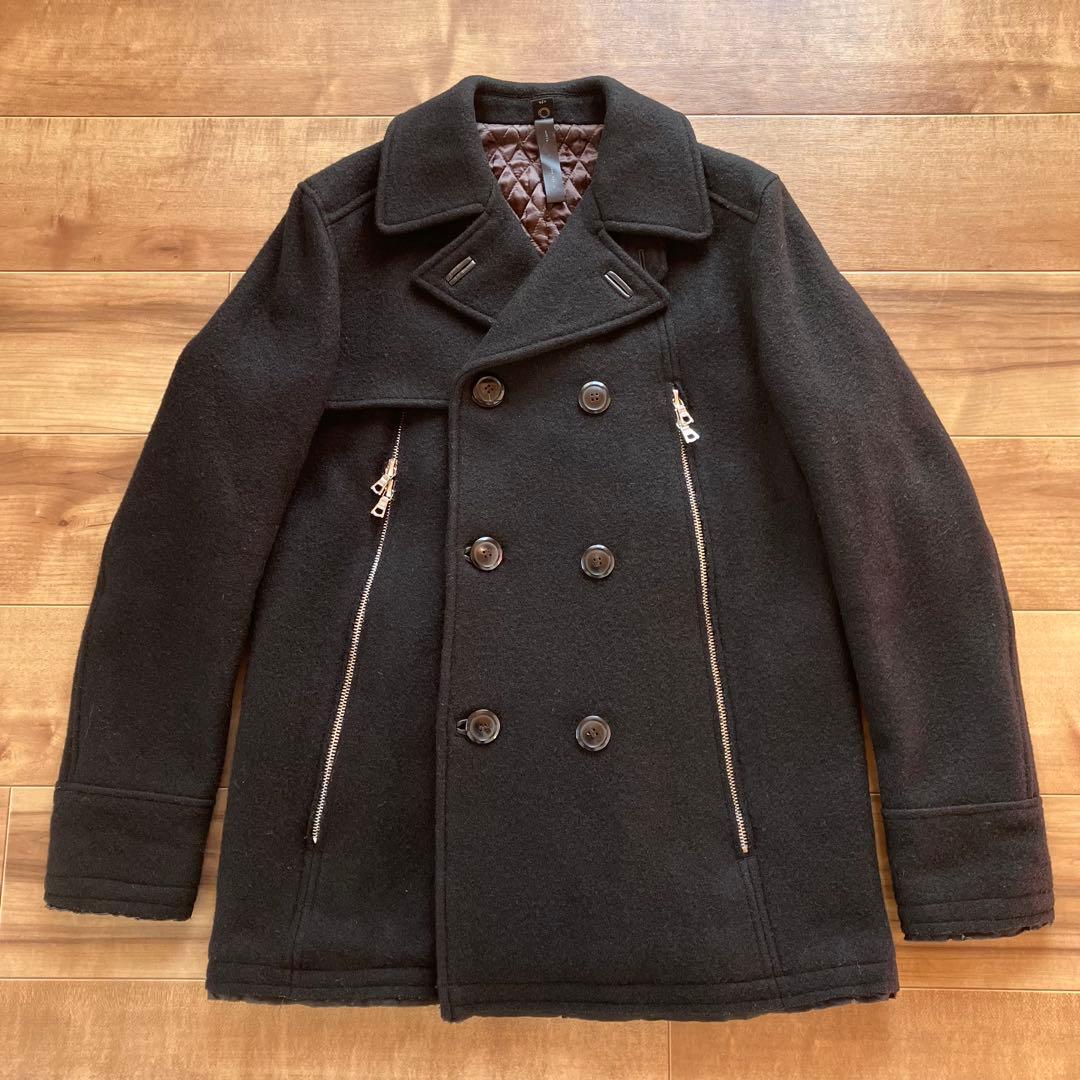 ダブルジェーケー　wjk ピーコート　ジャケット　Pコート　ウール　L