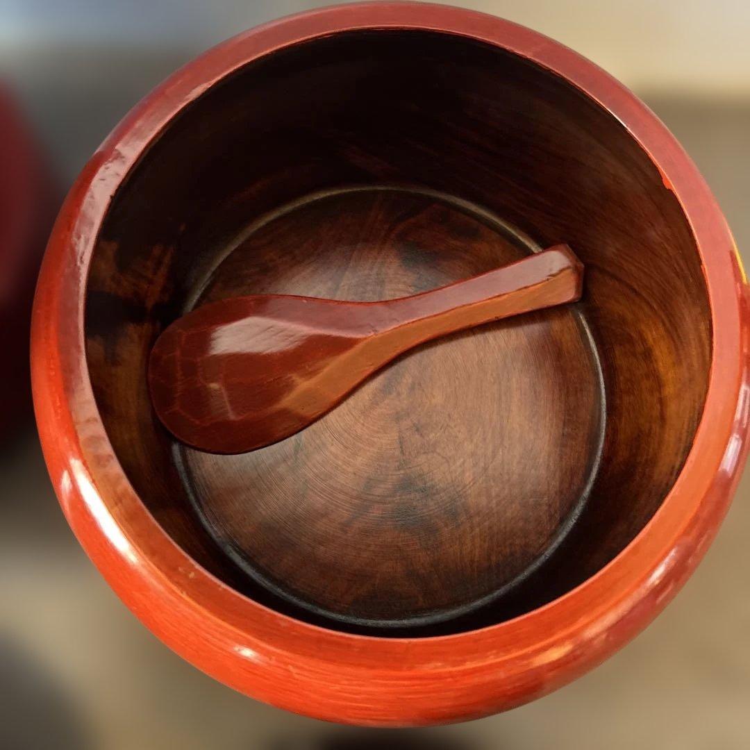 漆器　飯器　丸重