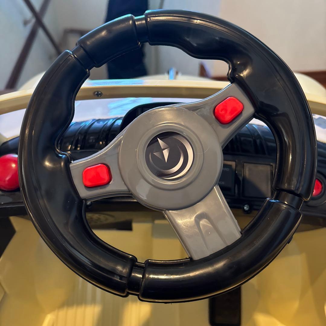 ドイツオールドタイプ　ポルシェ　 クラシックカー風子供用乗用車