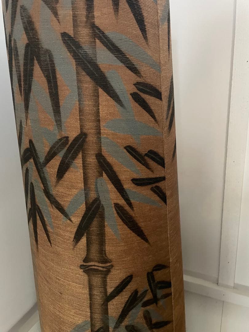 昭和レトロ 竹柄 フロアランプ 和モダン 間接照明 高さ140cm