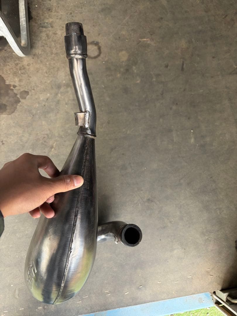 YAMAHA YZ125 HGSチャンバー・サイレンサー