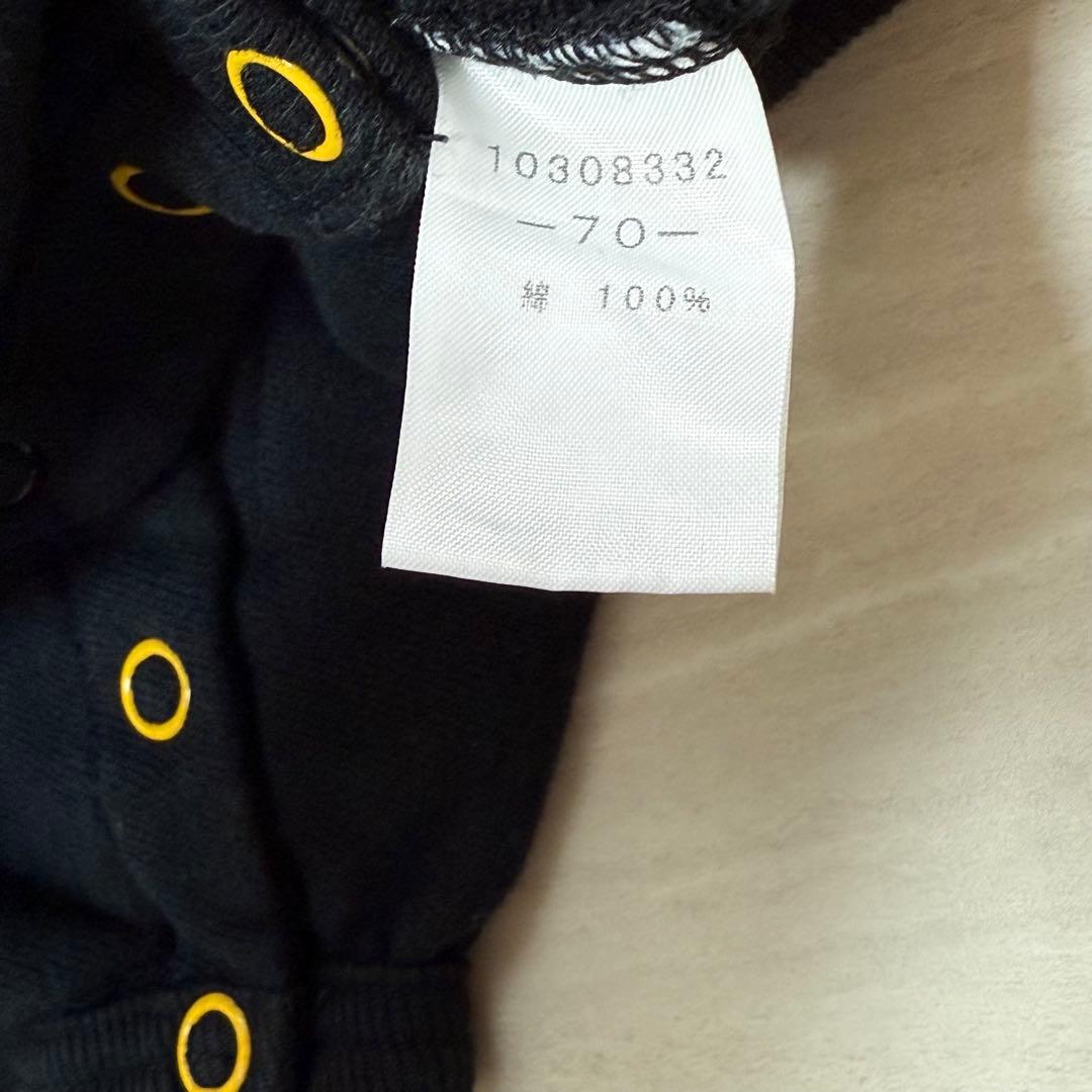 【未使用】ヒステリックミニ　«70» ハチ ロンパース 靴下 3点セット