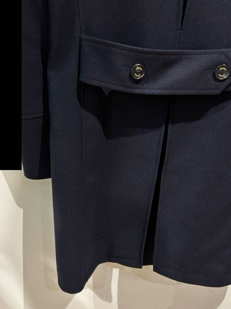 【美品】Sealup BEAMS F別注 ロングピーコート ネイビー 46