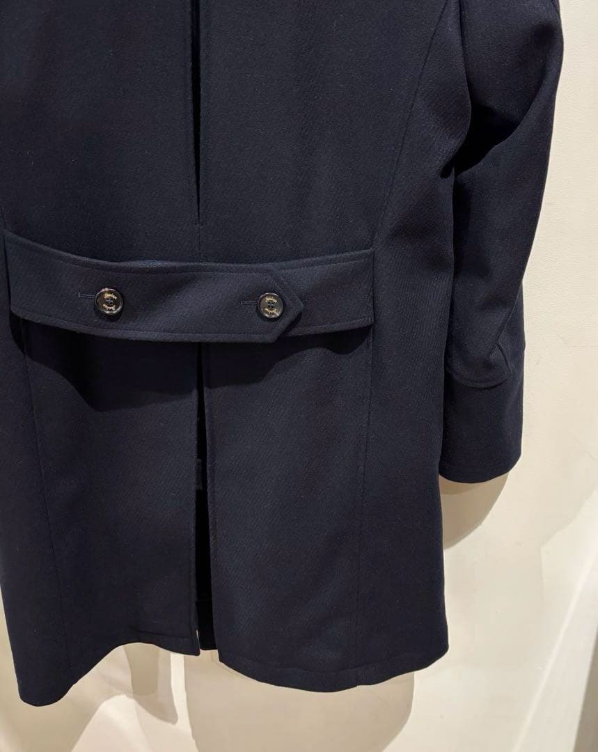 【美品】Sealup BEAMS F別注 ロングピーコート ネイビー 46