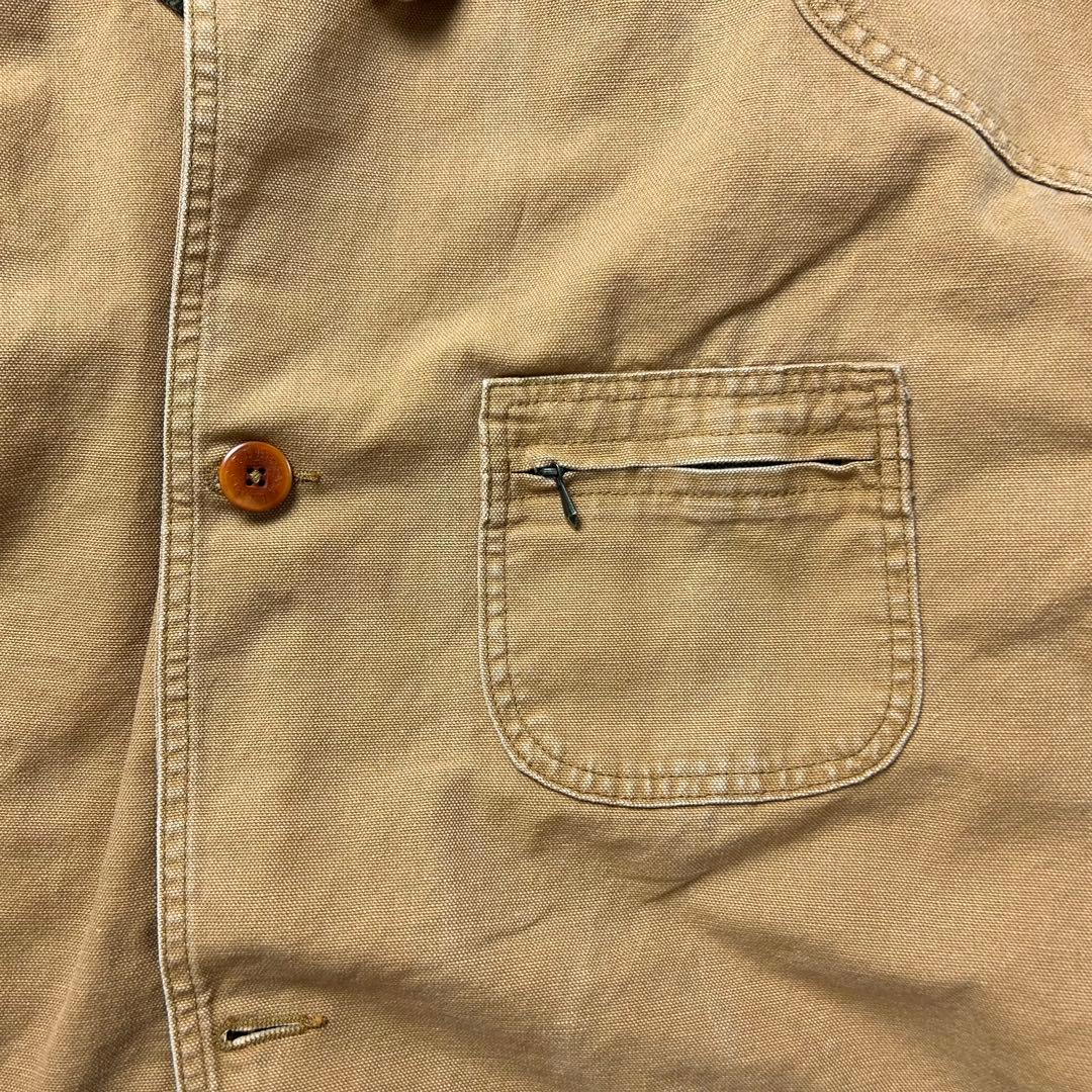 エルエルビーン 内チェックダック地ハンティングジャケットベージュ2XL 5906