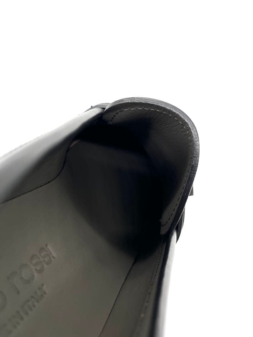 【新品未使用】Sergio Rossi ローファー ブラック 24.5