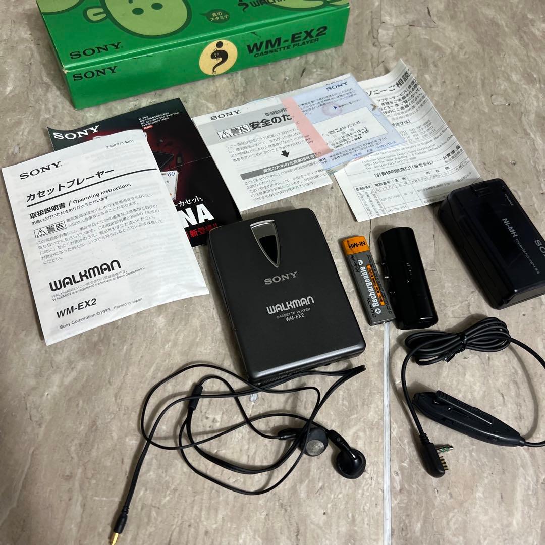 元箱付 SONY WALKMAN WM-EX2 ポータブルカセット ウォークマン