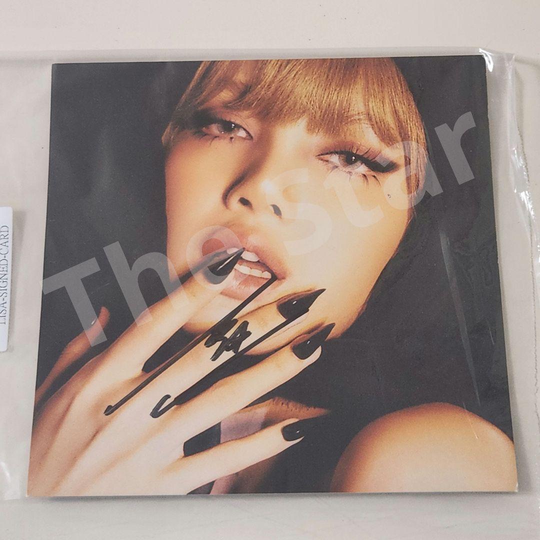 ALTER EGO LISA サイン入 vinyl blackpink レコード