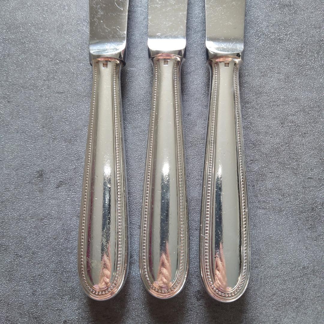 クリストフル パール テーブルナイフ 3点