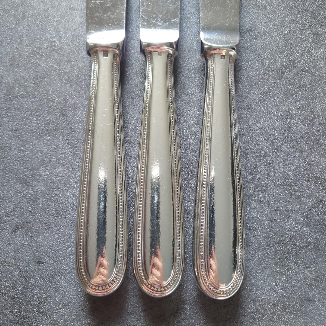 クリストフル パール テーブルナイフ 3点