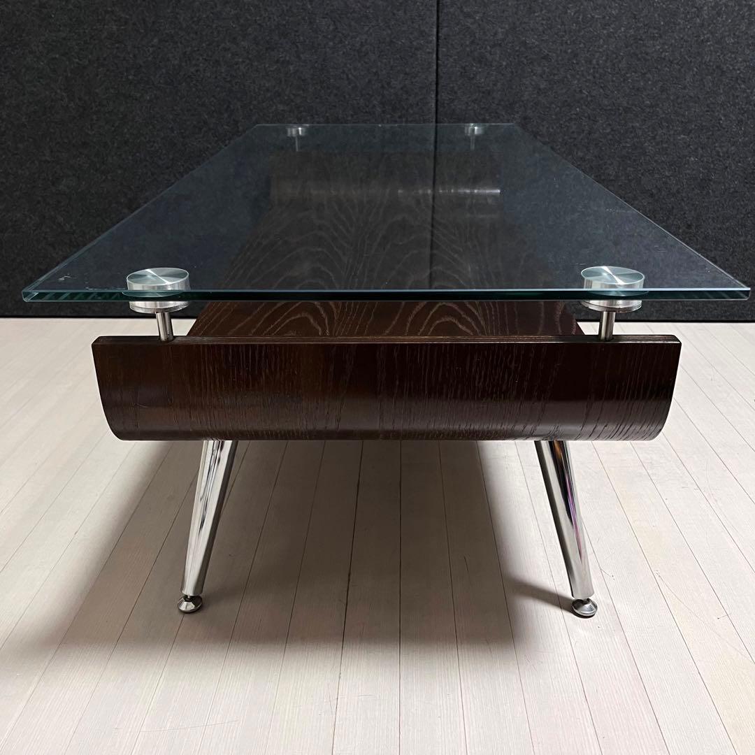 ミッドセンチュリー　スペースエイジ　センターテーブル ガラステーブル