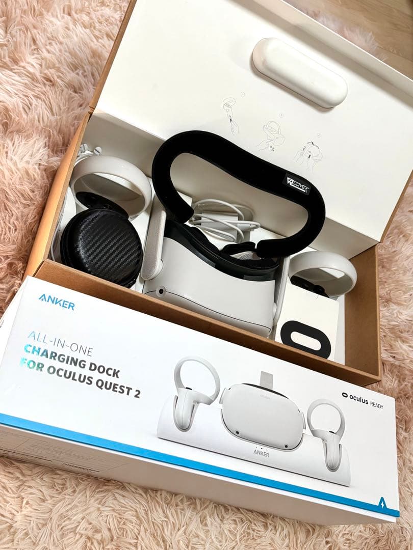  Quest 2（256GB）＋ ANKER 充電機能付きスタンドセット