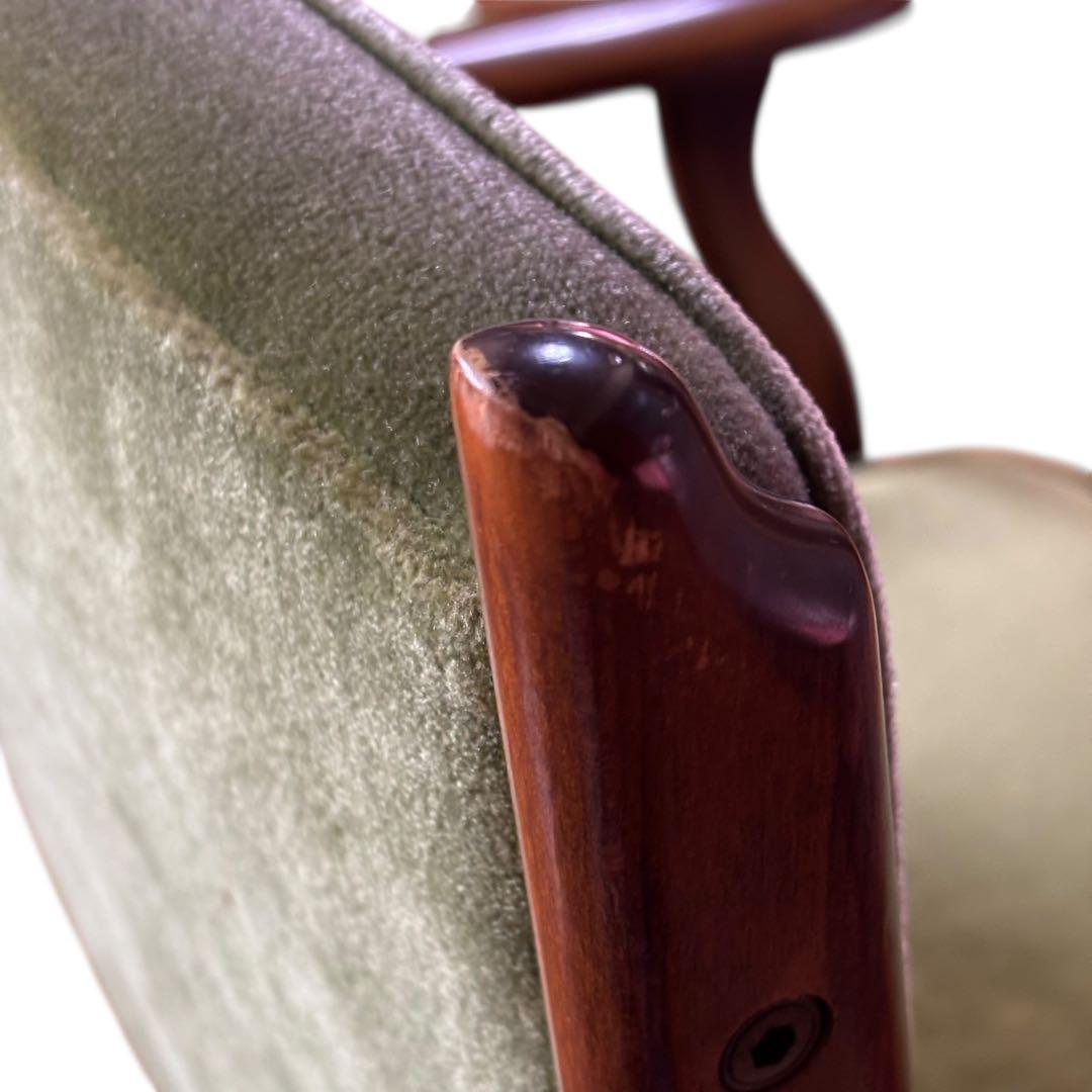 karimoku カリモク コロニアル デスクチェア キャスター付 回転