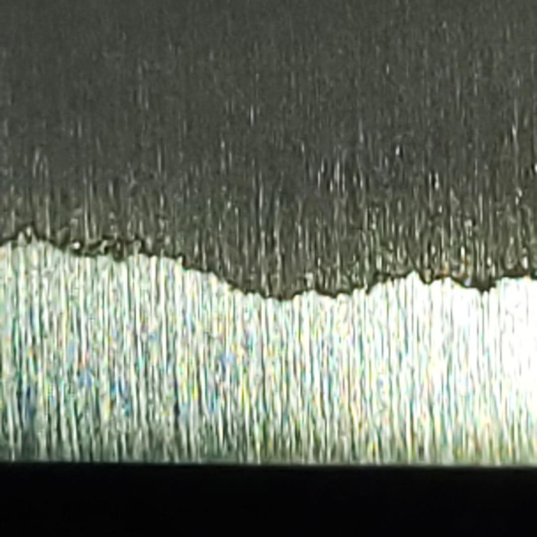 青紙２号クラッド　黒打　菜切型万能包丁160㎜　焼柄　G1635