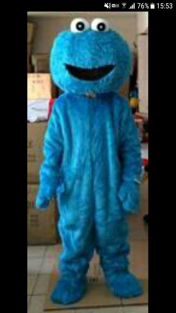ハロウィン特価！エルモクッキーモンスターコスプレ　着ぐるみ　二次会　余興