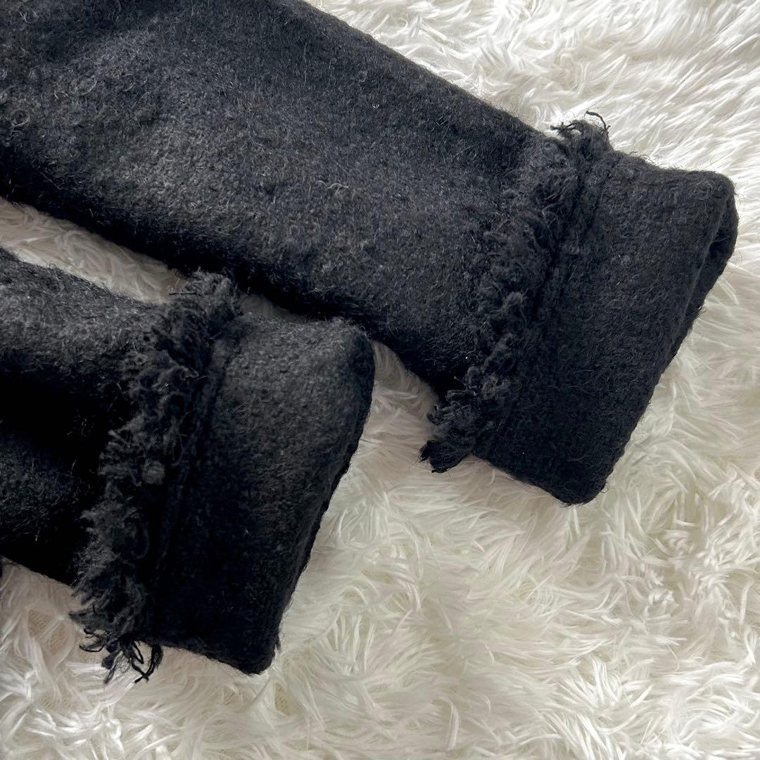 JOURNAL STANDARD ツイードジャケット　ノーカラー　金ボタン　23