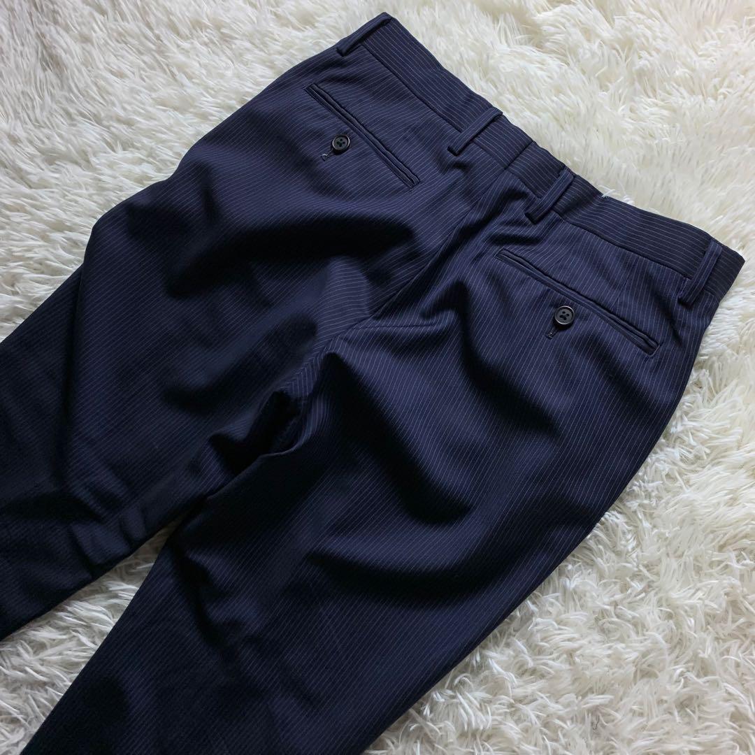 美品■ポールスミス スーツ セットアップ ゼニア ネイビー　S