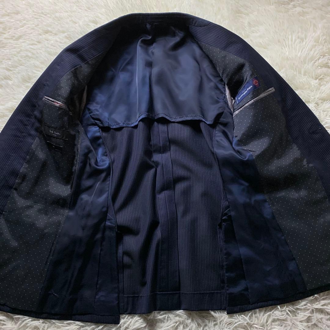 美品■ポールスミス スーツ セットアップ ゼニア ネイビー　S