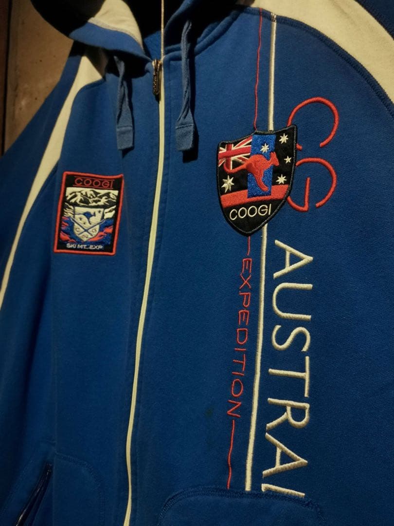 COOGI 刺繍入り トラックジャケット×カーゴパンツ セットアップ