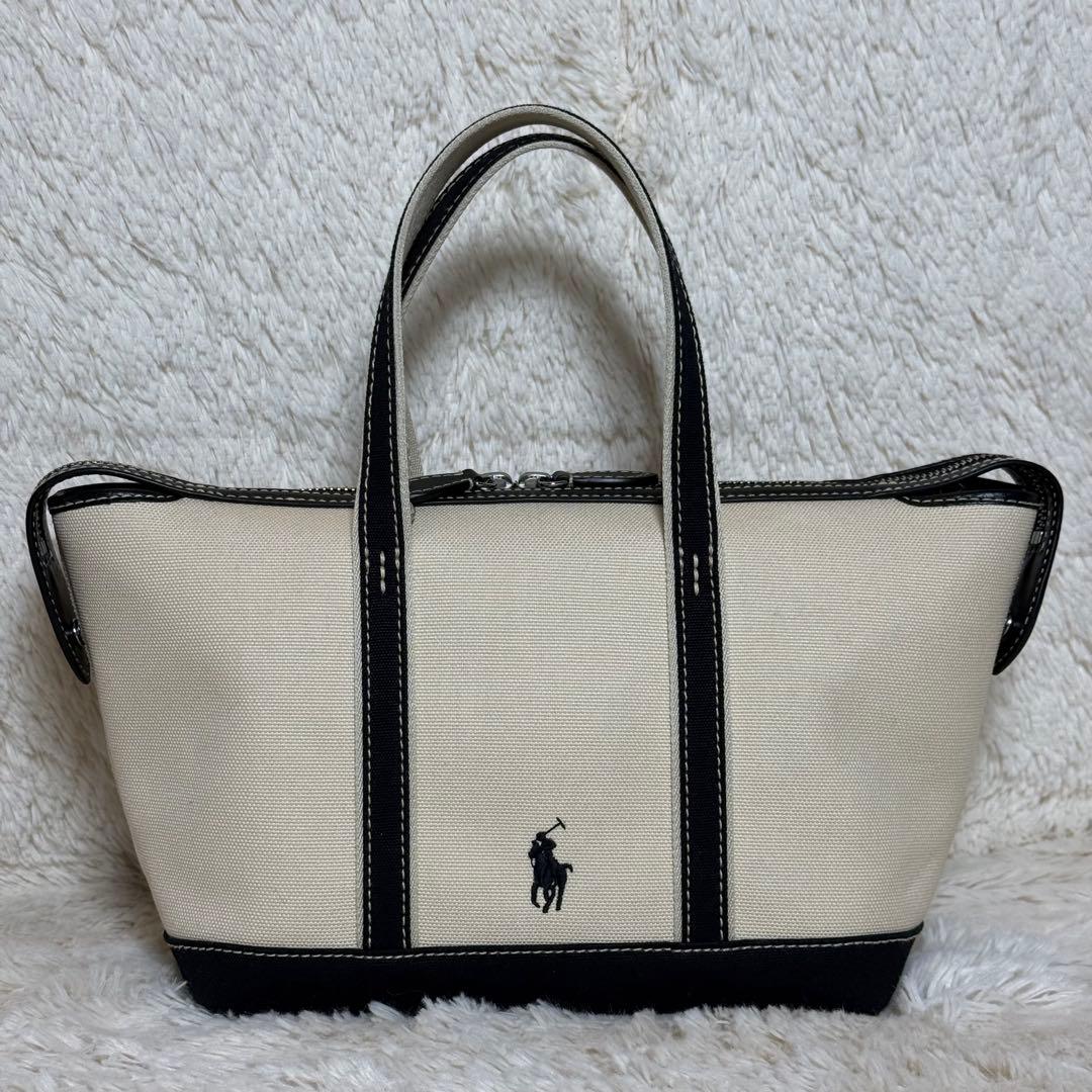 ポロラルフローレン ポロベア キャンバス ミニショッパートート ショルダーバッグ