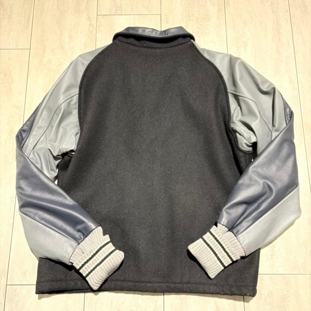 【希少】SKOOKUM スクーカム　USA製　スタジャン　レザー　M