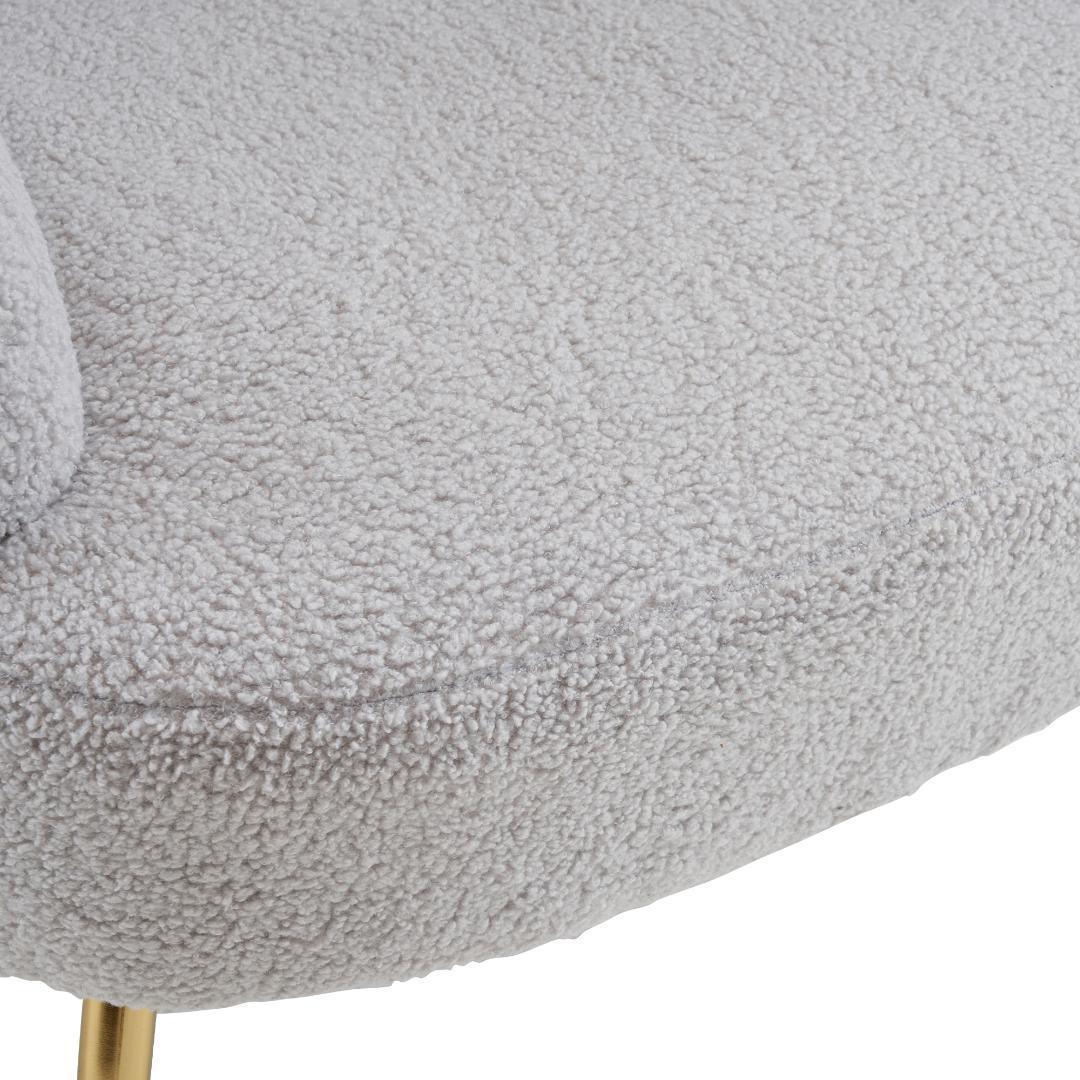 【グレー】ソファ チェア 一人掛けソファ リビングチェア ふんわり 柔らかい