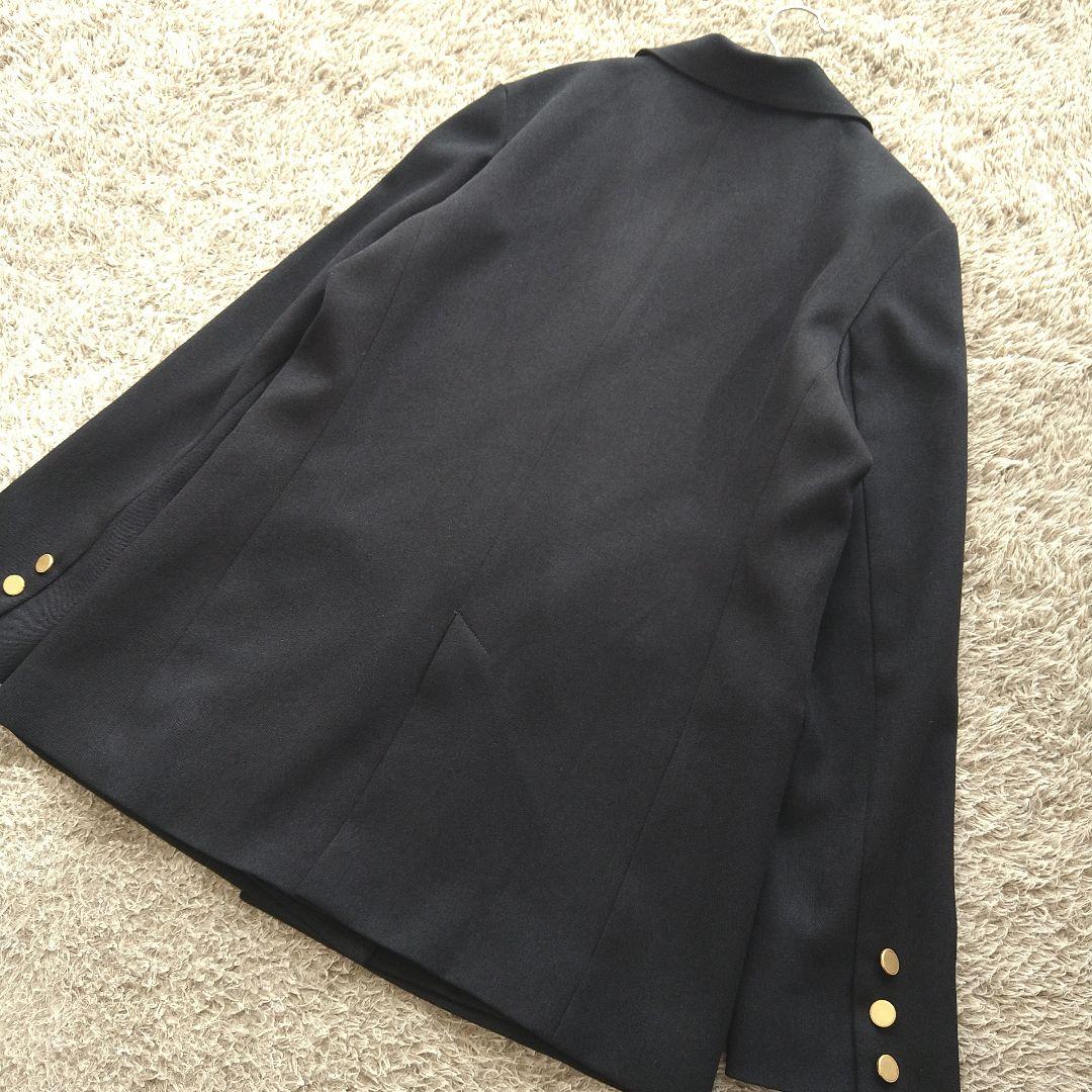 コラージュガリャルダガランテ ウールライクダブルジャケット 金ボタン 紺ブレ