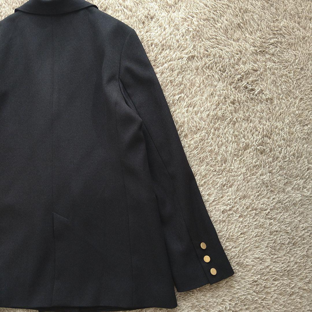 コラージュガリャルダガランテ ウールライクダブルジャケット 金ボタン 紺ブレ