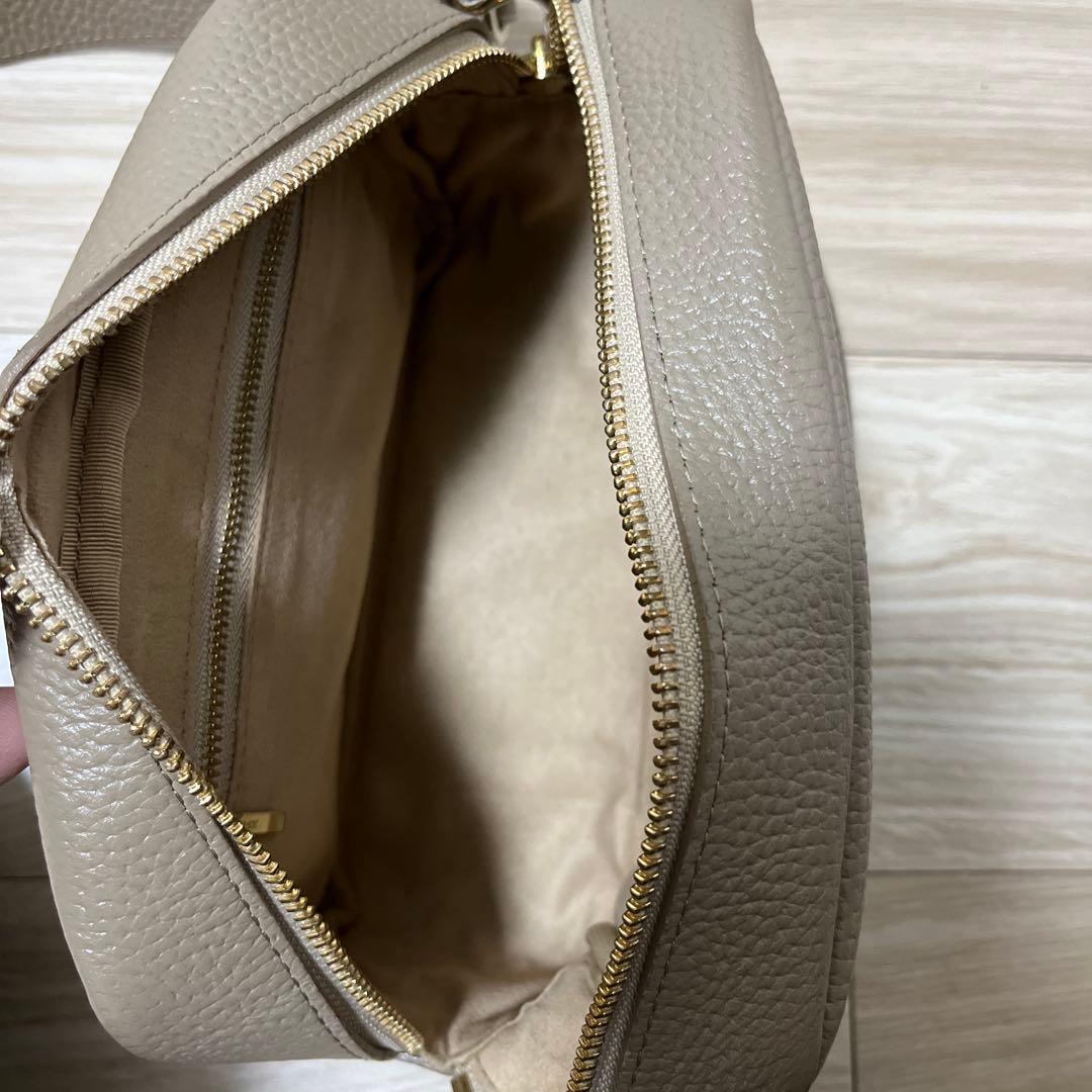 ch!iiibag ワイドベルトボストン グレージュ 2WAY バッグ