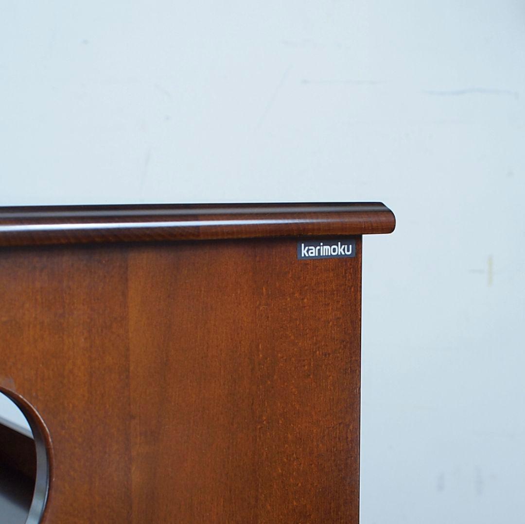 カリモク　電話台FAX台キャビネットコロニアル