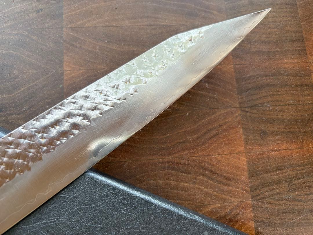 黒崎優　閃光　鋭　切付　筋引　包丁 270mm 紫檀　粉末ハイス