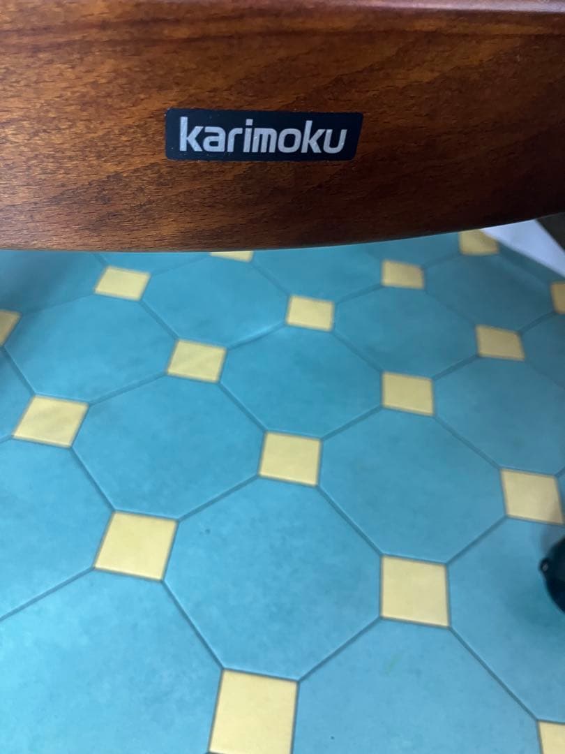 カリモク　ダイニングチェア　コロニアルチェア　ヴィンテージ レトロ　椅子　①