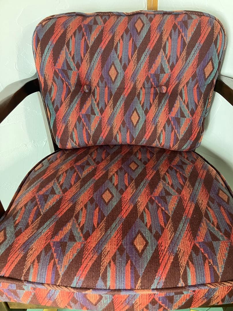 カリモク　ダイニングチェア　コロニアルチェア　ヴィンテージ レトロ　椅子　①