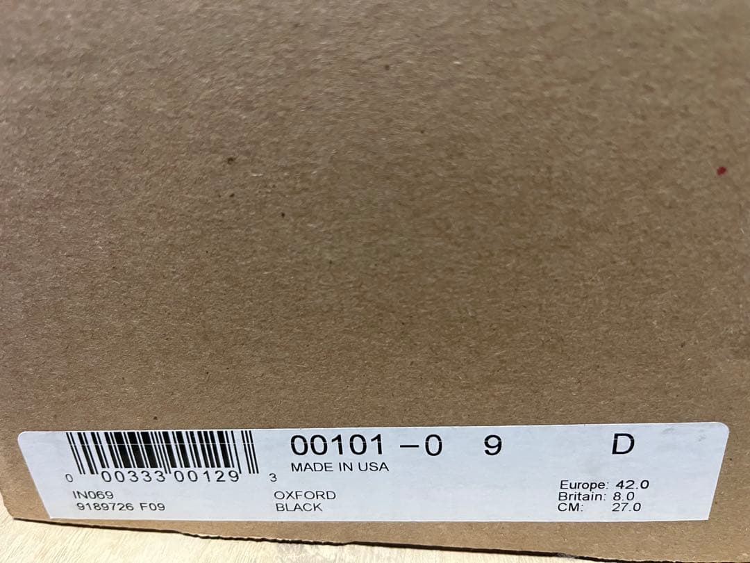 RED WING SHOES ポストマン　ブラック