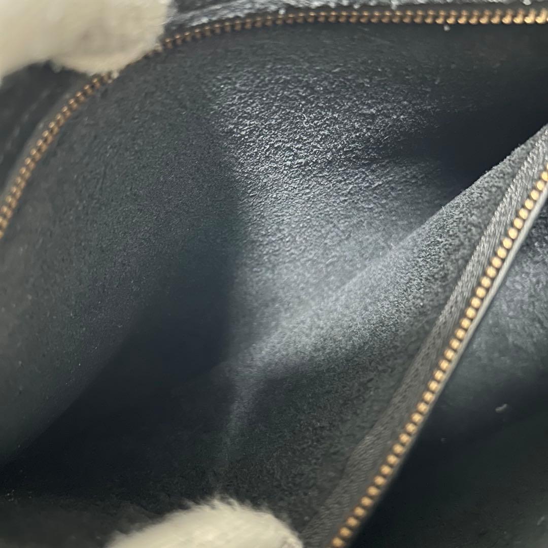 【美品✨希少/ターンロック】オールドコーチ　ブラック　レザー　フラップ　男女兼用