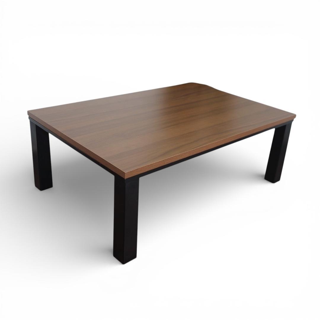 幅105㎝【新品訳あり】ヴィンテージ風 こたつテーブル 長方形 石英管ヒーター