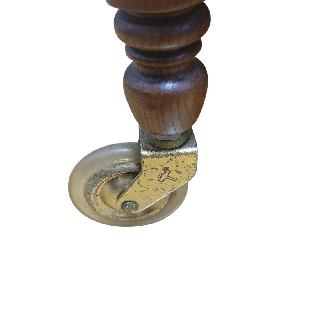 【美品】karimoku　カリモク　キッチンワゴン　ティーワゴン　昭和レトロ