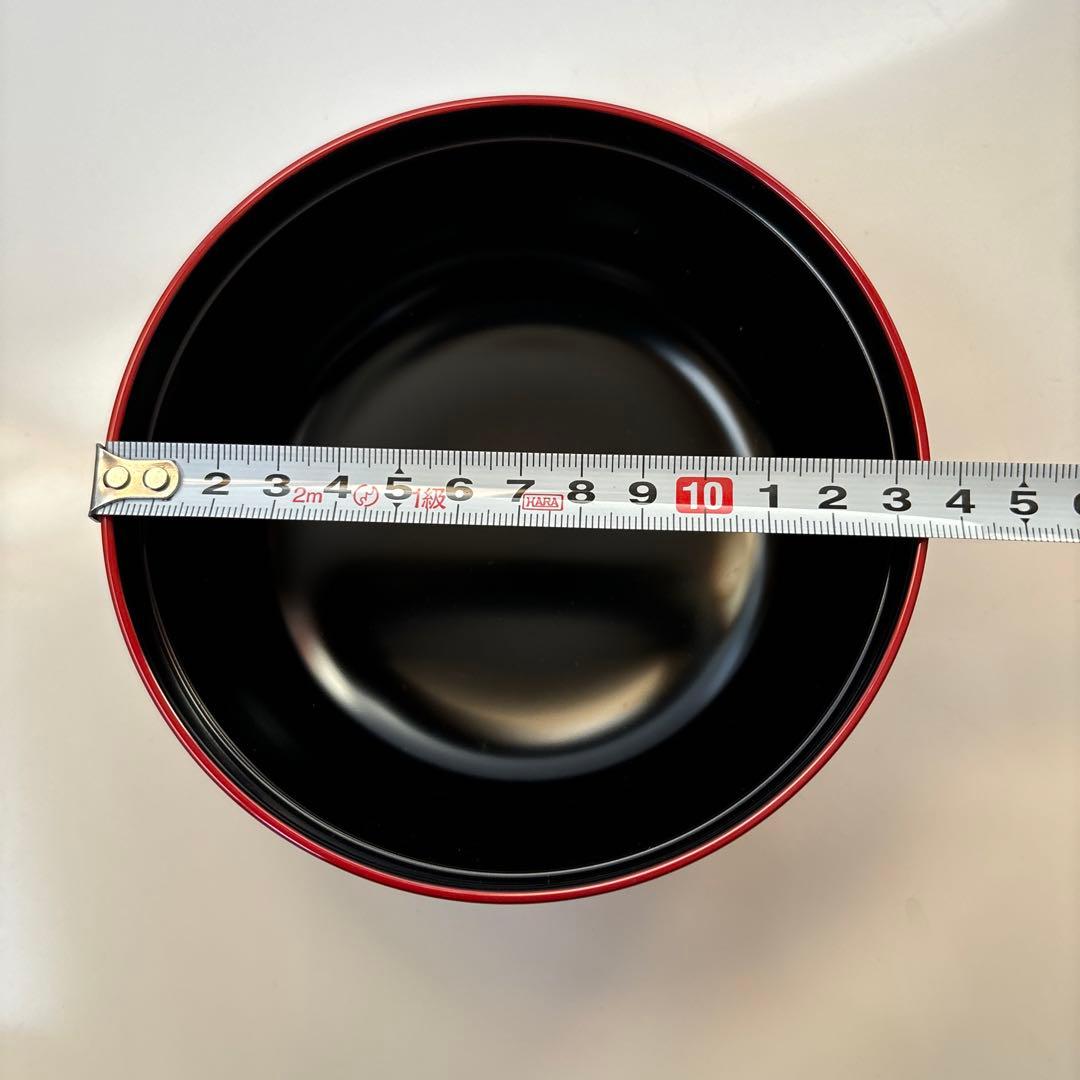 ✴︎昭和レトロ ・天然木加工 山中塗り 朱塗 光吉謹製 松葉 ・蓋付き10客✴︎