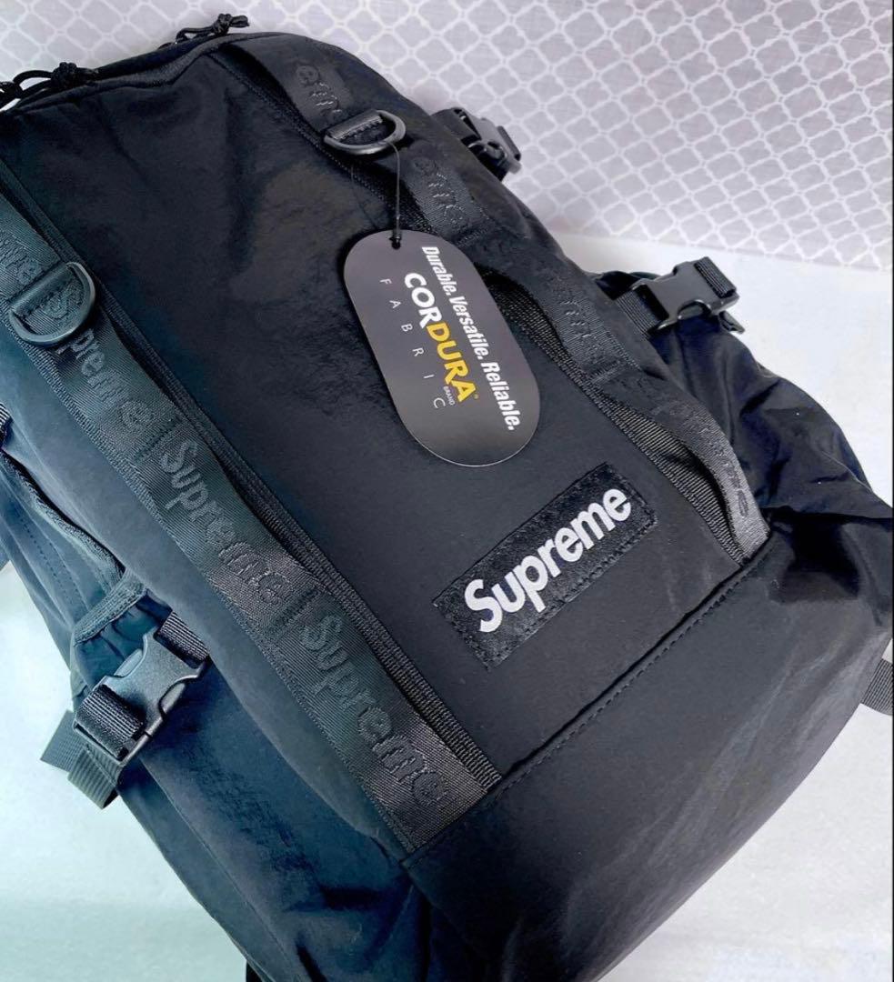 【新品✨️大人気】supreme シュプリーム バックパック リュック 黒