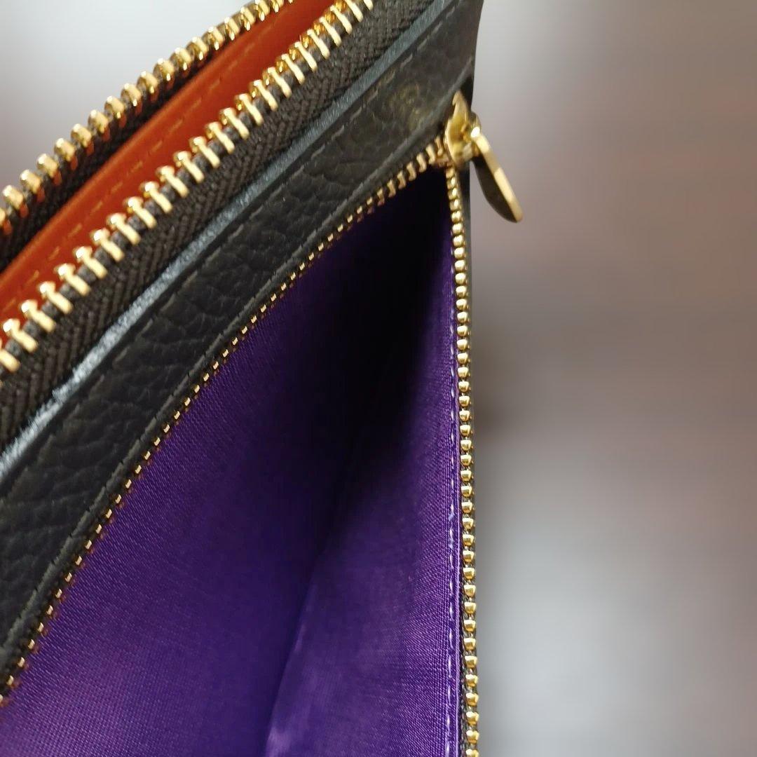 A.D.M.J. ブラックレザー長財布