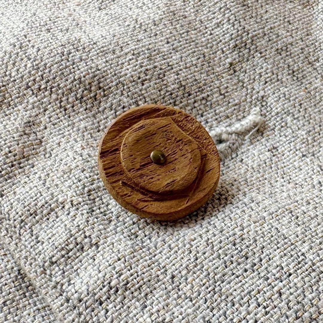 45R【コットン100%•ツイード×花柄】ダブルブレスト＆ノーカラー•ジャケット