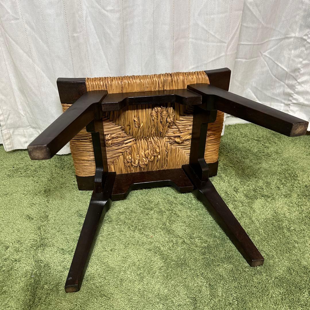 松本民芸家具 ラッシスツール #514型 椅子 腰掛け 管理No.is1※