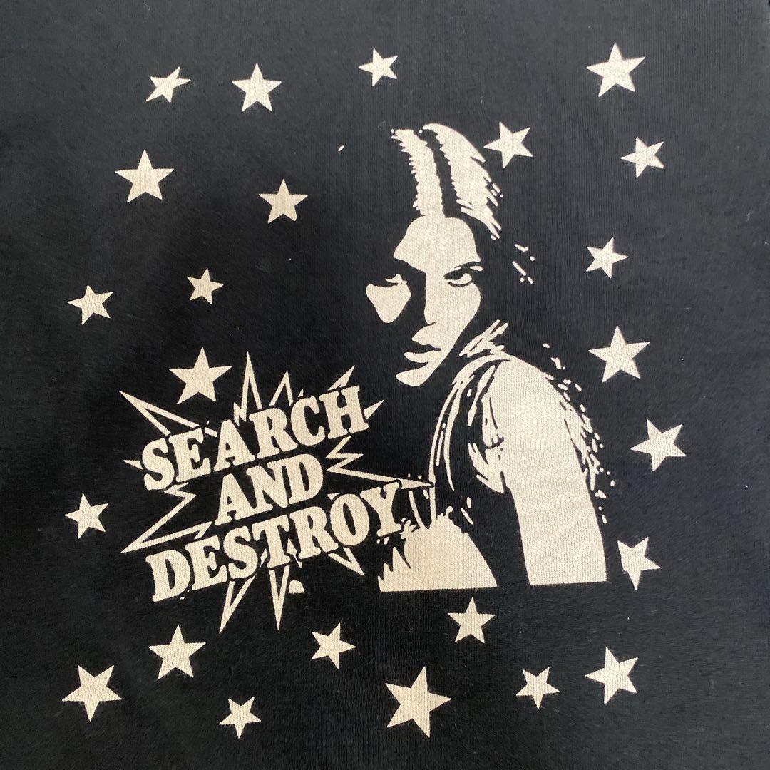 希少 ヒステリックグラマー ヒスガール スウェット 星柄 切り抜き刺繍 ブラック